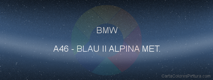 Pintura Bmw A46 Blau Ii Alpina Met.