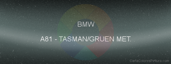 Pintura Bmw A81 Tasman/gruen Met.