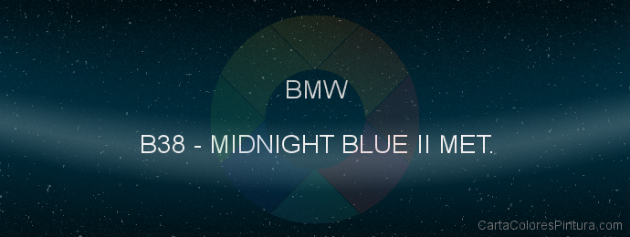 Pintura Bmw B38 Midnight Blue Ii Met.