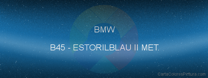 Pintura Bmw B45 Estorilblau Ii Met.