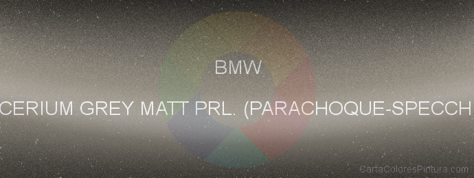 Pintura Bmw BU0912 Cerium Grey Matt Prl. (parachoque-specchio-ruote