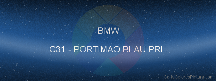 Pintura Bmw C31 Portimao Blau Prl.