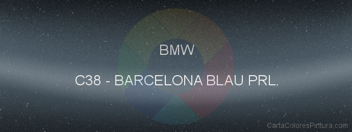 Pintura Bmw C38 Barcelona Blau Prl.