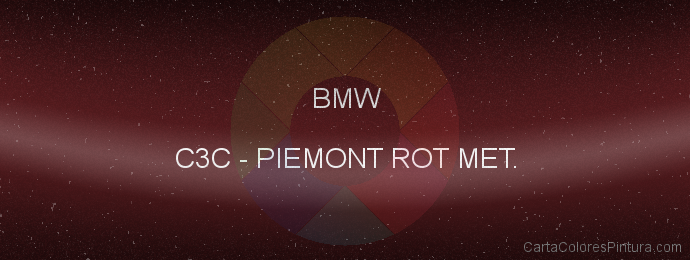 Pintura Bmw C3C Piemont Rot Met.