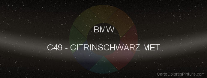 Pintura Bmw C49 Citrinschwarz Met.