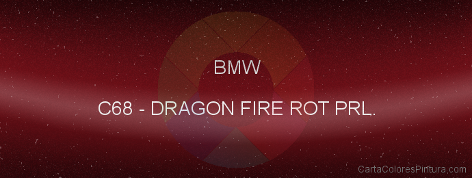 Pintura Bmw C68 Dragon Fire Rot Prl.