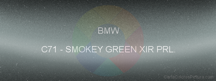 Pintura Bmw C71 Smokey Green Xir Prl.