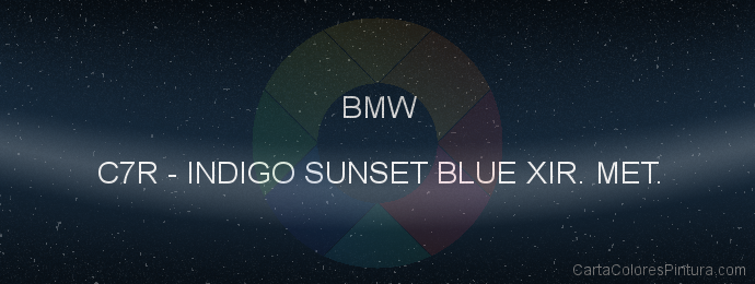 Pintura Bmw C7R Indigo Sunset Blue Xir. Met.