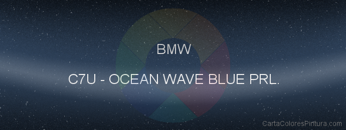 Pintura Bmw C7U Ocean Wave Blue Prl.