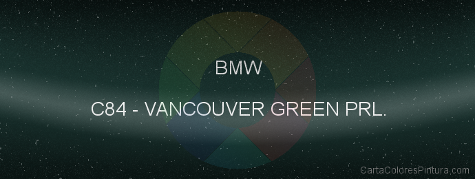 Pintura Bmw C84 Vancouver Green Prl.