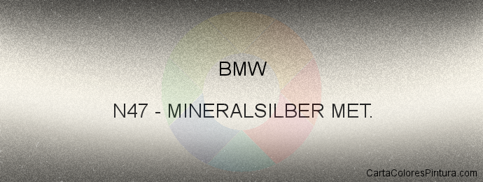 Pintura Bmw N47 Mineralsilber Met.