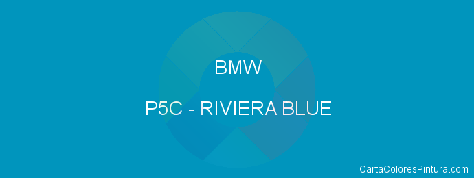 Pintura Bmw P5C Riviera Blue