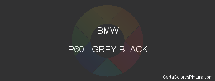 Pintura Bmw P60 Grey Black