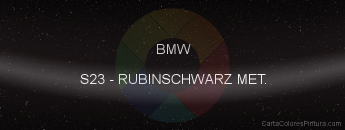 Pintura Bmw S23 Rubinschwarz Met.