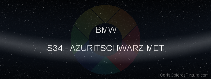 Pintura Bmw S34 Azuritschwarz Met.