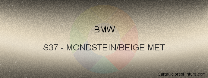 Pintura Bmw S37 Mondstein/beige Met.