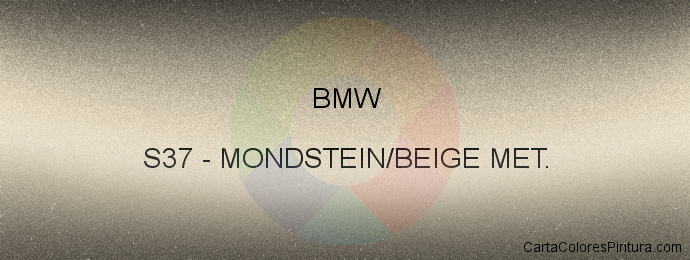 Pintura Bmw S37 Mondstein/ Beige Met.