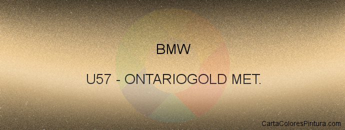 Pintura Bmw U57 Ontariogold Met.