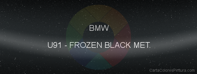 Pintura Bmw U91 Frozen Black Met.