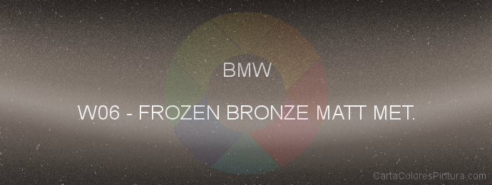 Pintura Bmw W06 Frozen Bronze Matt Met.