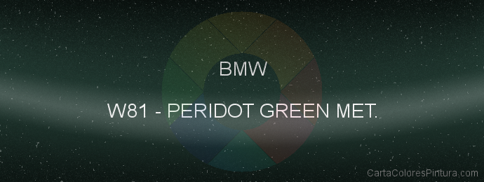 Pintura Bmw W81 Peridot Green Met.