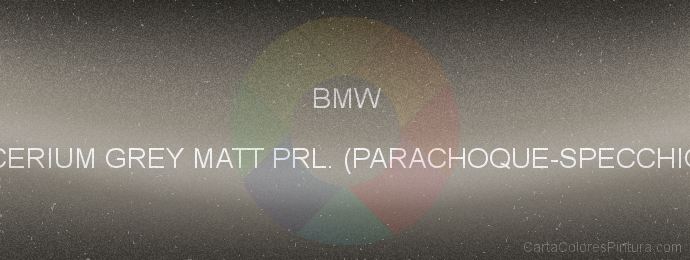 Pintura Bmw WC1E Cerium Grey Matt Prl. (parachoque-specchio-ruote