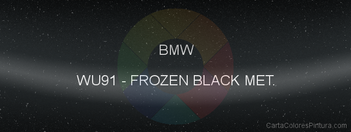 Pintura Bmw WU91 Frozen Black Met.
