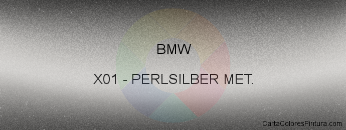 Pintura Bmw X01 Perlsilber Met.