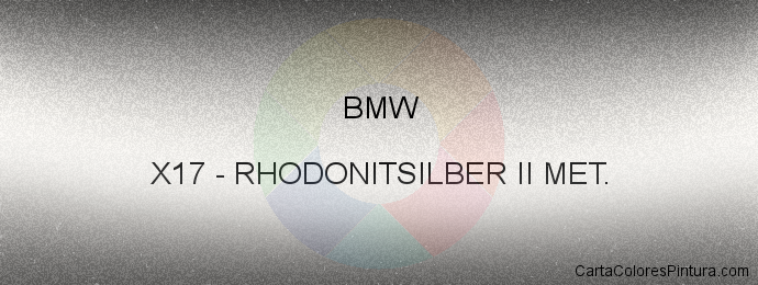 Pintura Bmw X17 Rhodonitsilber Ii Met.