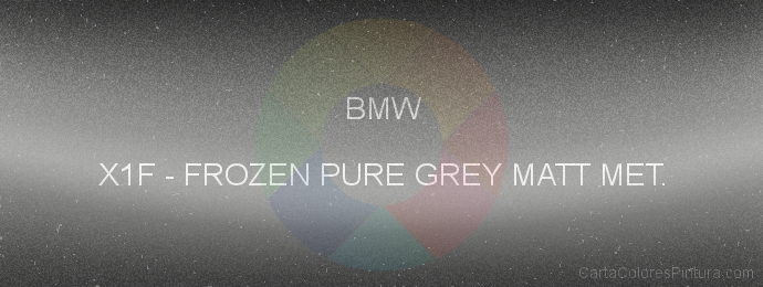 Pintura Bmw X1F Frozen Pure Grey Matt Met.