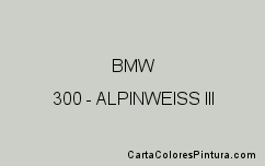 Peinture BMW 300 AlpinWeiss III