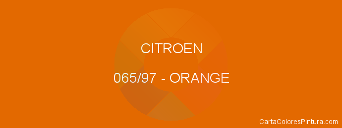 Pintura Citroen 065/97 Orange