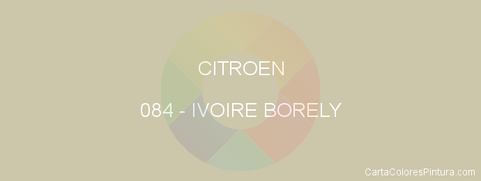 Pintura Citroen 084 Ivoire Borely