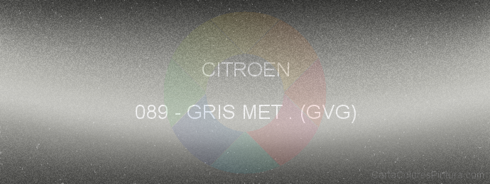 Pintura Citroen 089 Gris Met . (gvg)