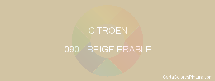 Pintura Citroen 090 Beige Erable