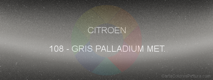 Pintura Citroen 108 Gris Palladium Met.