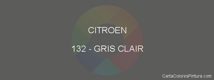 Pintura Citroen 132 Gris Clair