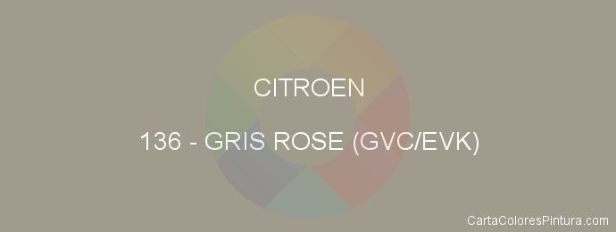 Pintura Citroen 136 Gris Rose (gvc/evk)