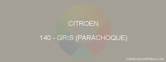 Pintura Citroen 140 Gris (parachoque)