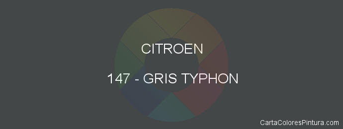 Pintura Citroen 147 Gris Typhon