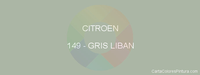 Pintura Citroen 149 Gris Liban