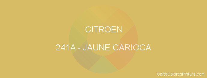 Pintura Citroen 241A Jaune Carioca