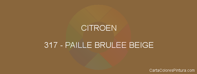 Pintura Citroen 317 Paille Brulee Beige