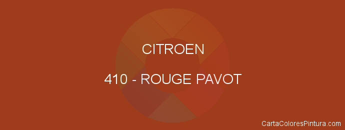 Pintura Citroen 410 Rouge Pavot