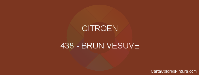 Pintura Citroen 438 Brun Vesuve