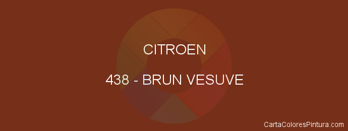 Pintura Citroen 438 Brun Vesuve