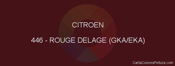 Pintura Citroen 446 Rouge Delage (gka/eka)