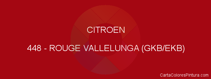 Pintura Citroen 448 Rouge Vallelunga (gkb/ekb)