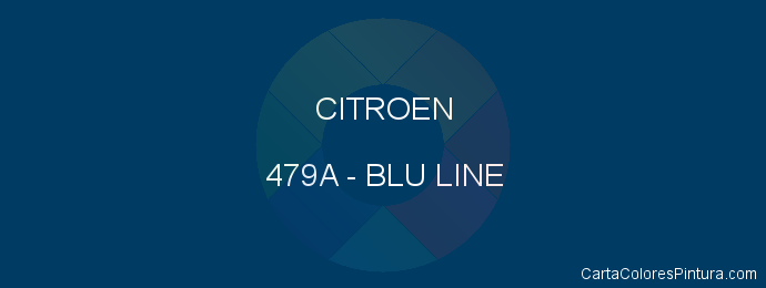 Pintura Citroen 479A Blu Line