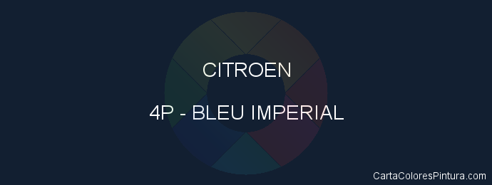 Pintura Citroen 4P Bleu Imperial